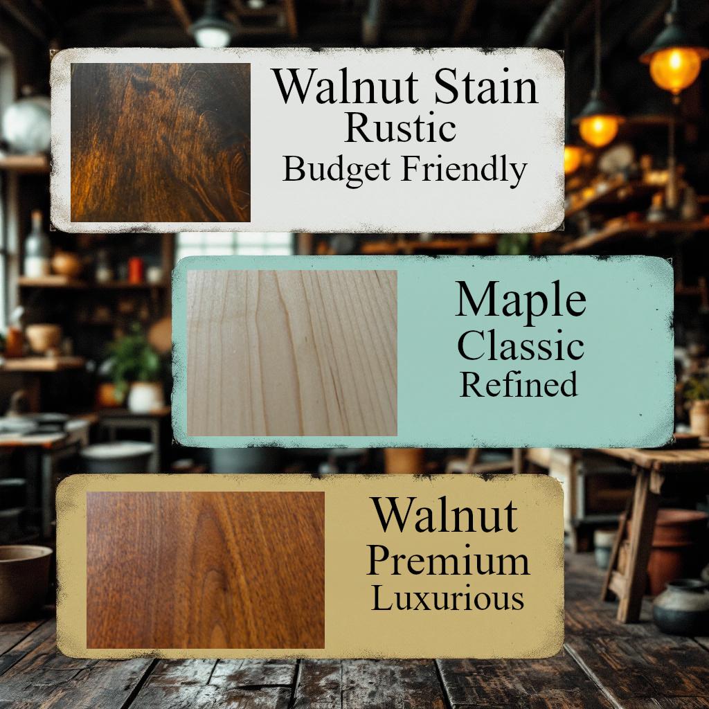 ALYMACK River End Table - Handcrafted American Walnut Wood with Resin live edge Design Living Room Side Table 14" Top, 20" Height Handmade