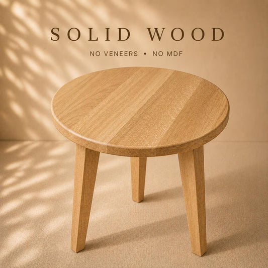 Tapered Leg Solid Wood End Table